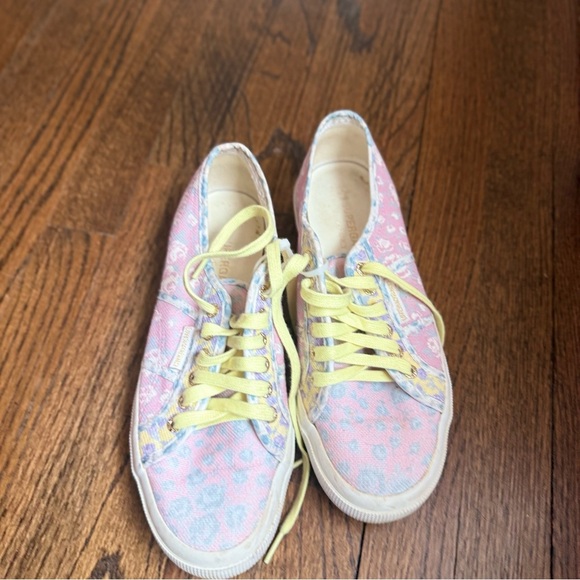 Love Shack Fancy By Superga Floral sneakers In excellent Condition size 10 - Picture 3 of 9